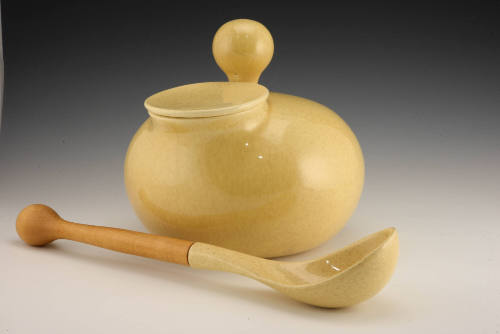 Soup Tureen with lid and Soup Ladle