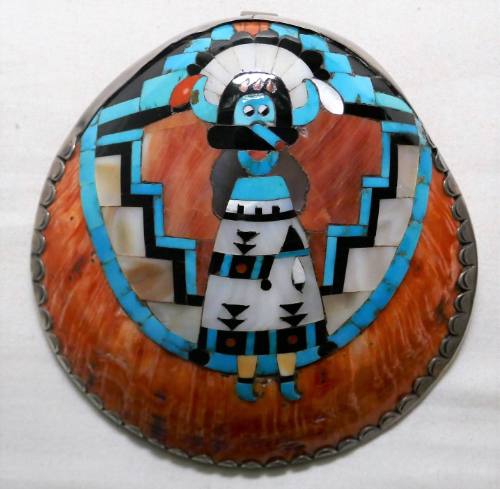 Mosaic Inlay Pin/Pendant