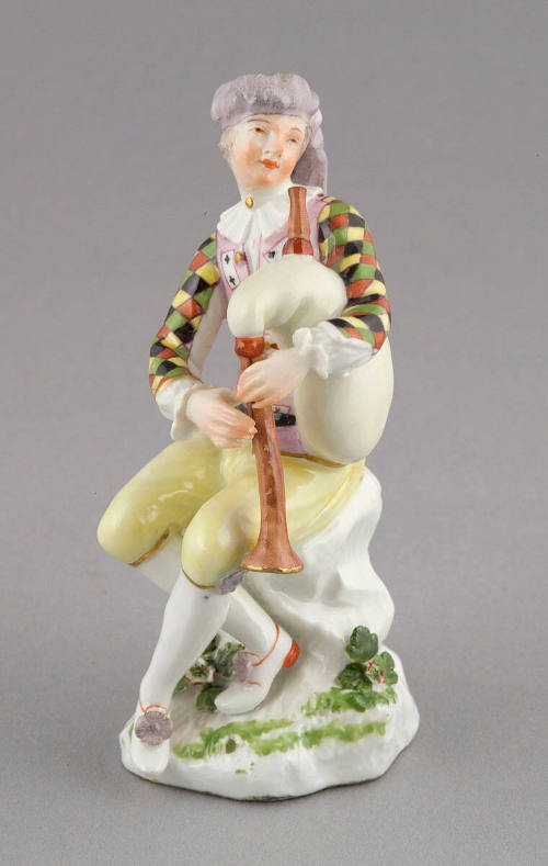 Harlequin with Bagpipes