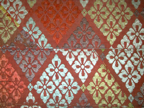 Fragment from atsuita type No robe with lozenge design