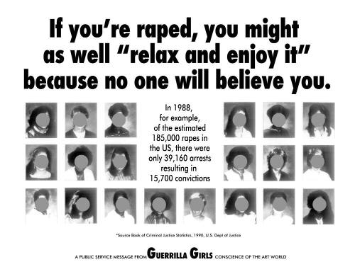 If You're Raped, You Might as Well "Relax and Enjoy It," Because No One Will Believe You