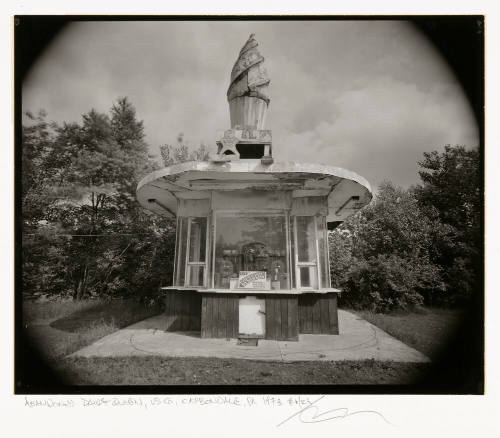 Cone on Closed Soft-Serve Stand. US 6E, Carbondale, Pennsylvania