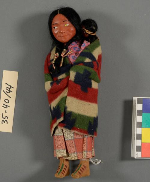 Mother Carrying Papoose