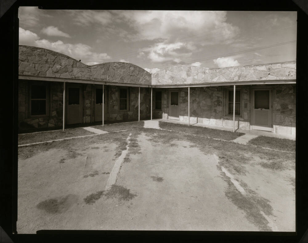 Detail, Wes-Tex Courts. US 290, Sheffield, Texas