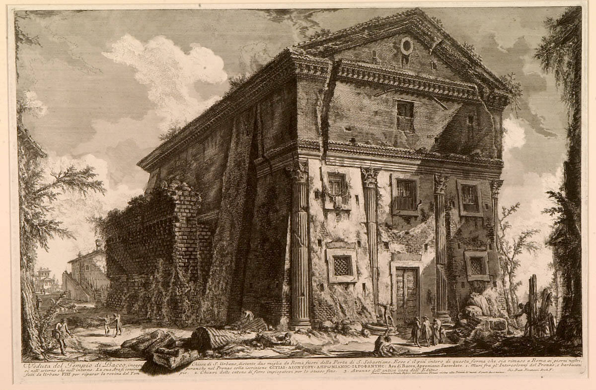 The So-Called Temple of Bacchus: Now the Church of St. Urban