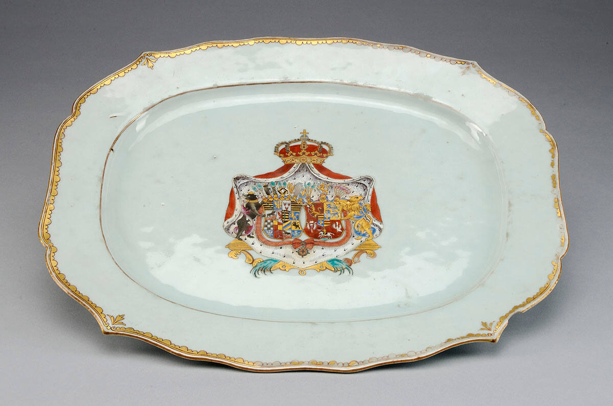 Platter from Arms of Duke of Anhalt Service