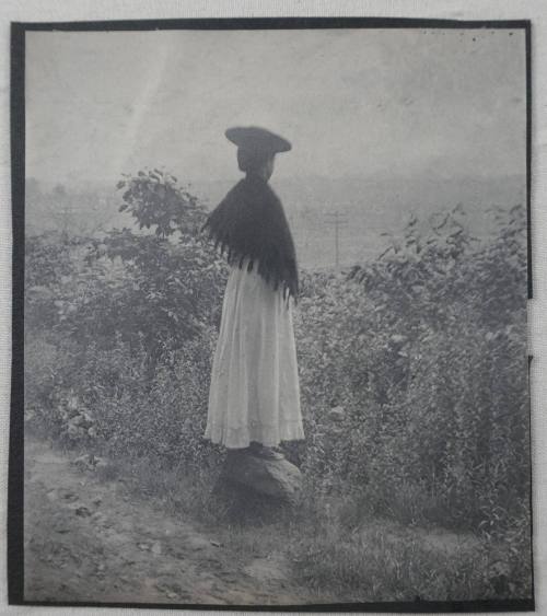 Woman in a shawl