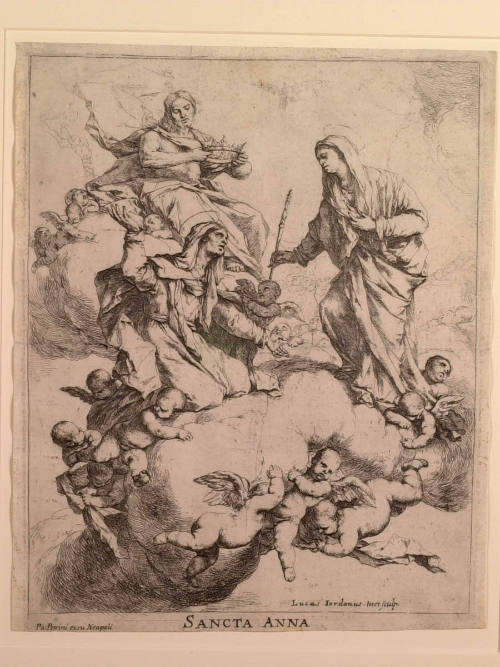 St. Anne Received into Heaven by the Virgin and Saviour