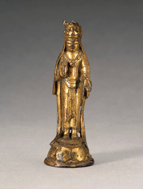 Bodhisattva Standing on Lotus Pedestal