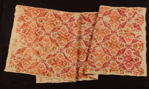 Embroidered Linen Curtain