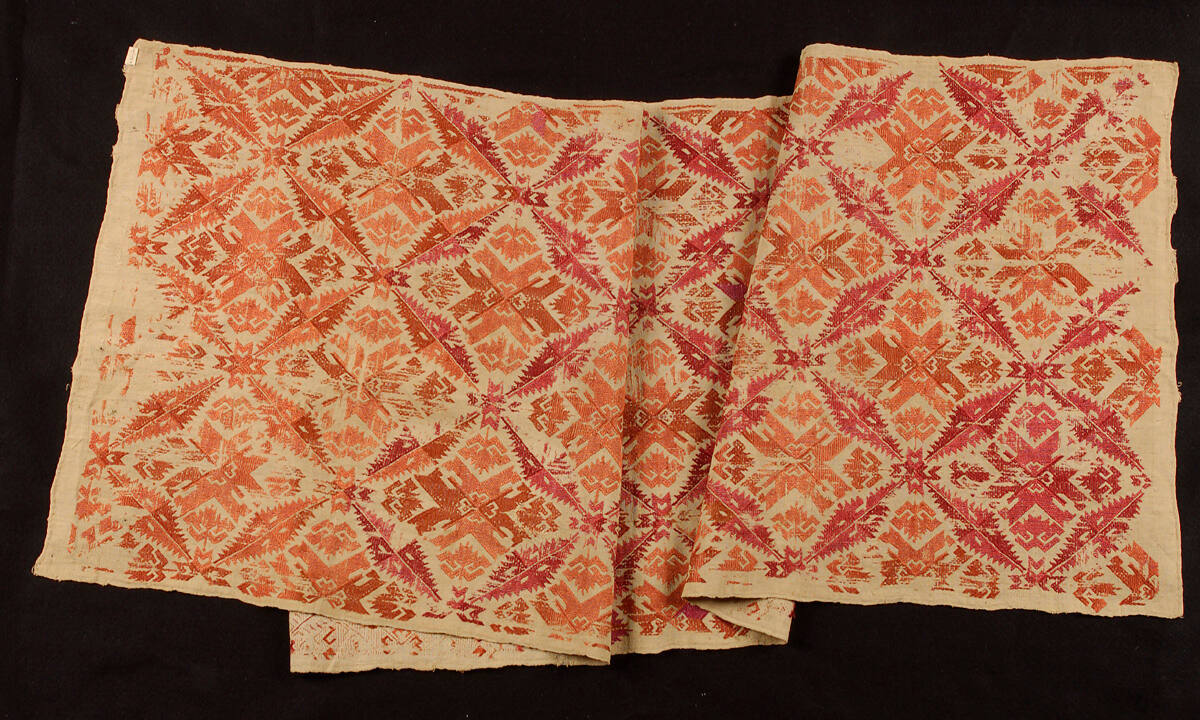 Embroidered Linen Curtain