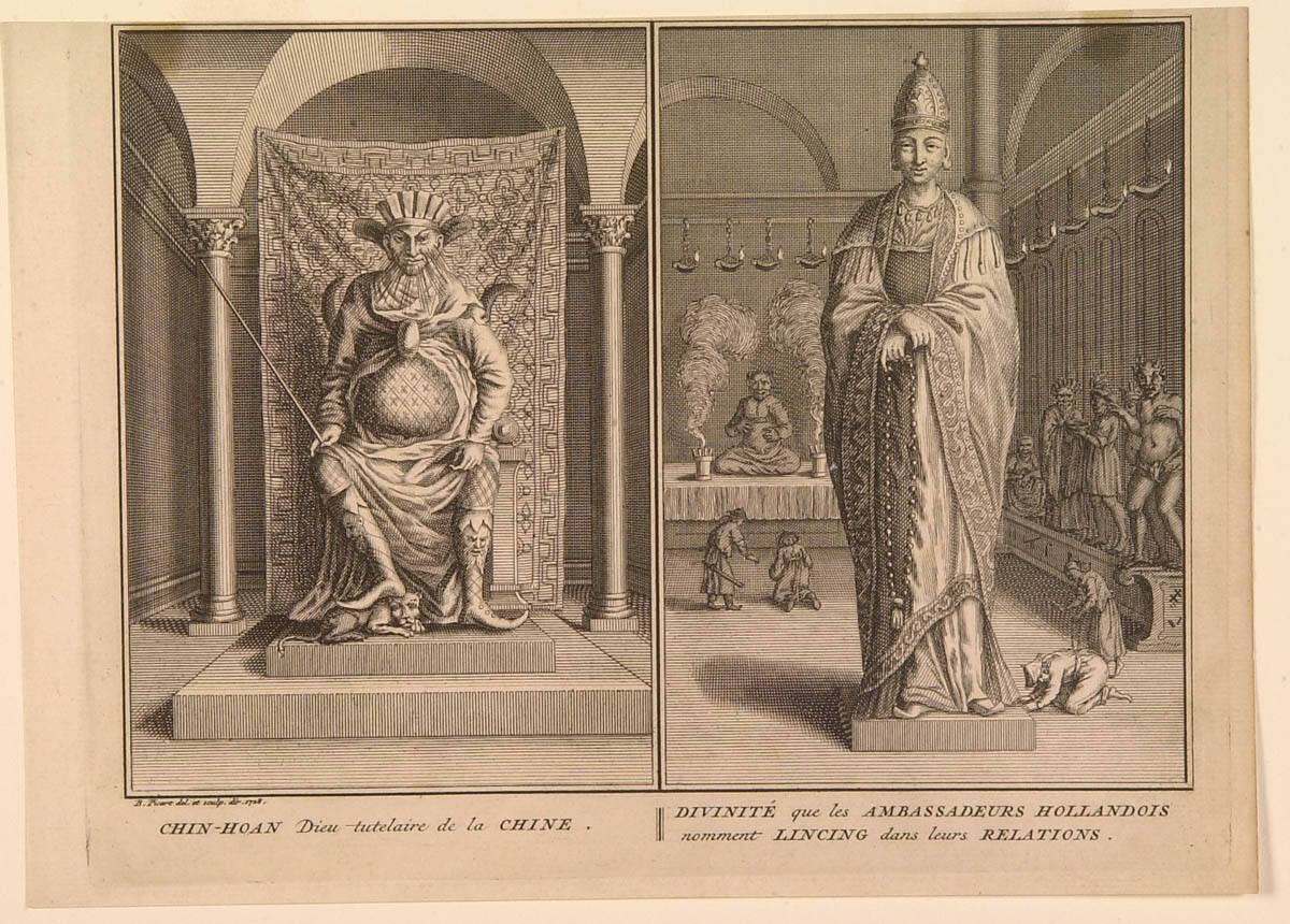 Chin-Hoan, Guardian Deity of China; A Deity which the Dutch Ambassadors called Lincing in their Relations at Court