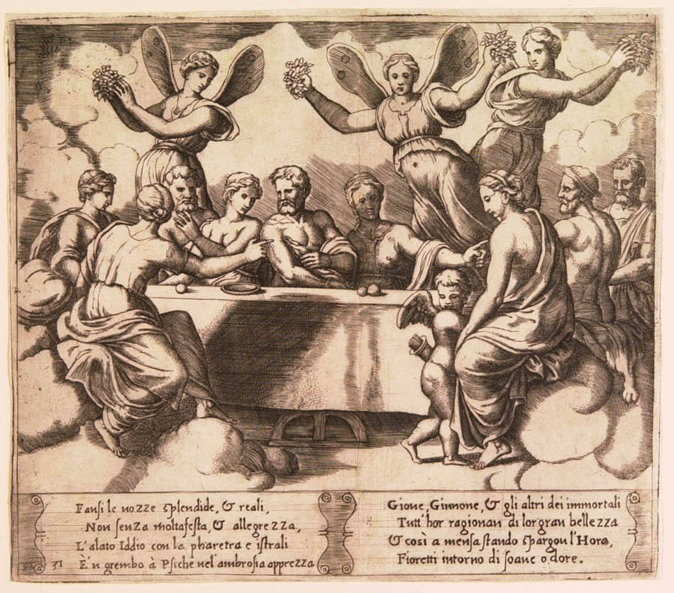 Psyche and Cupid Celebrate Their Reconciliation