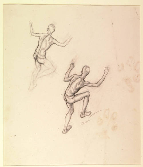 Figure Study for "The Seneca Discover the French"