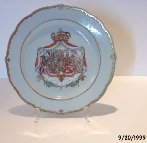 Plate from Arms of Duke of Anhalt Service