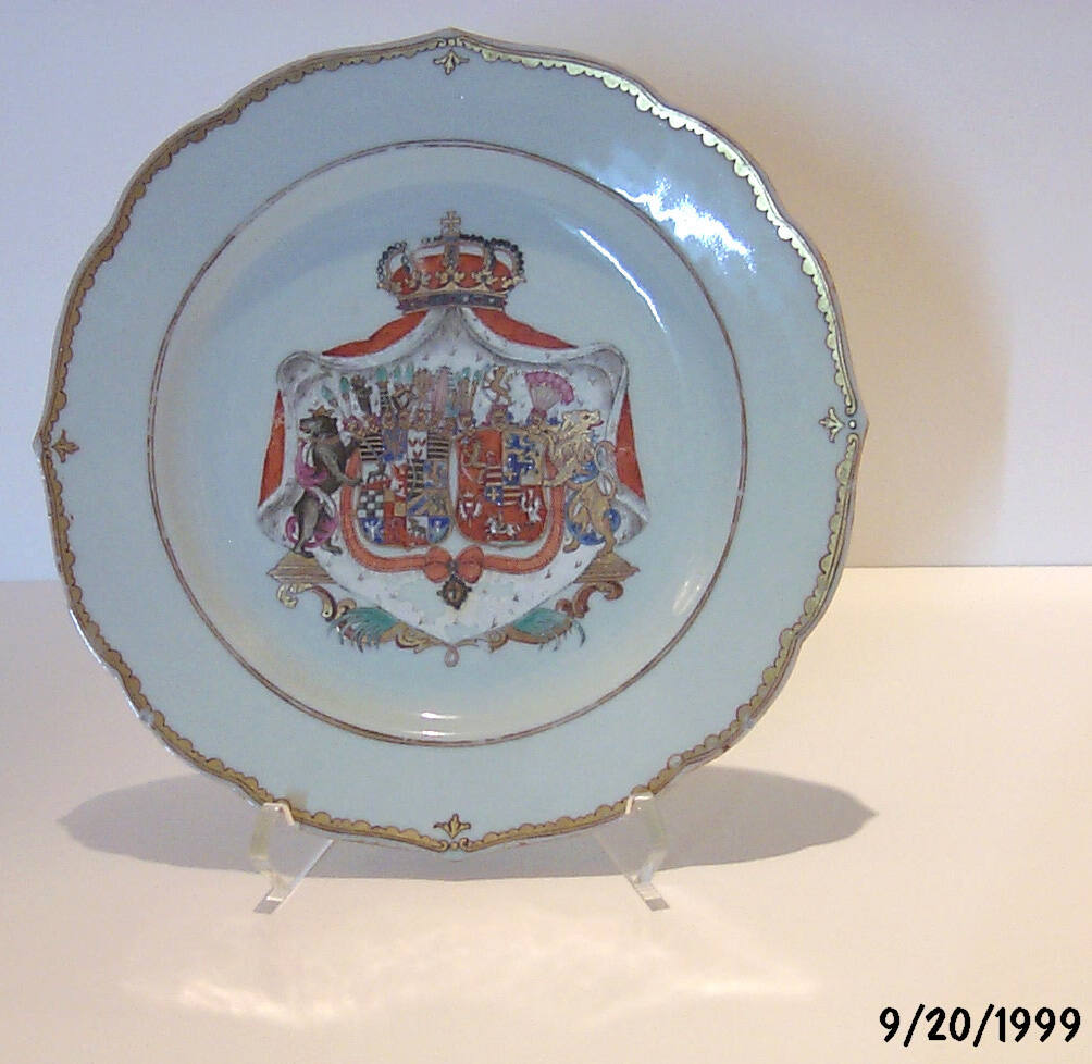 Plate from Arms of Duke of Anhalt Service