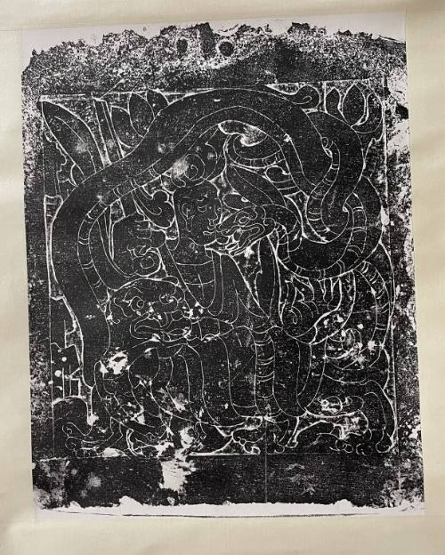 Rubbing from a Sarcophagus