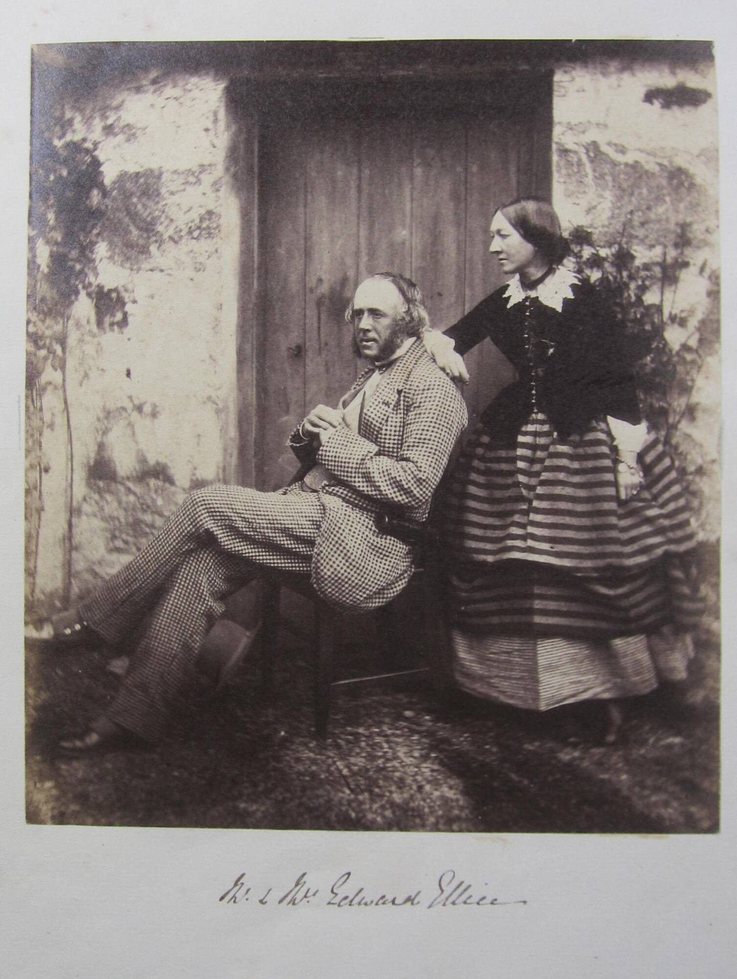 Self-portrait with wife, Katherine