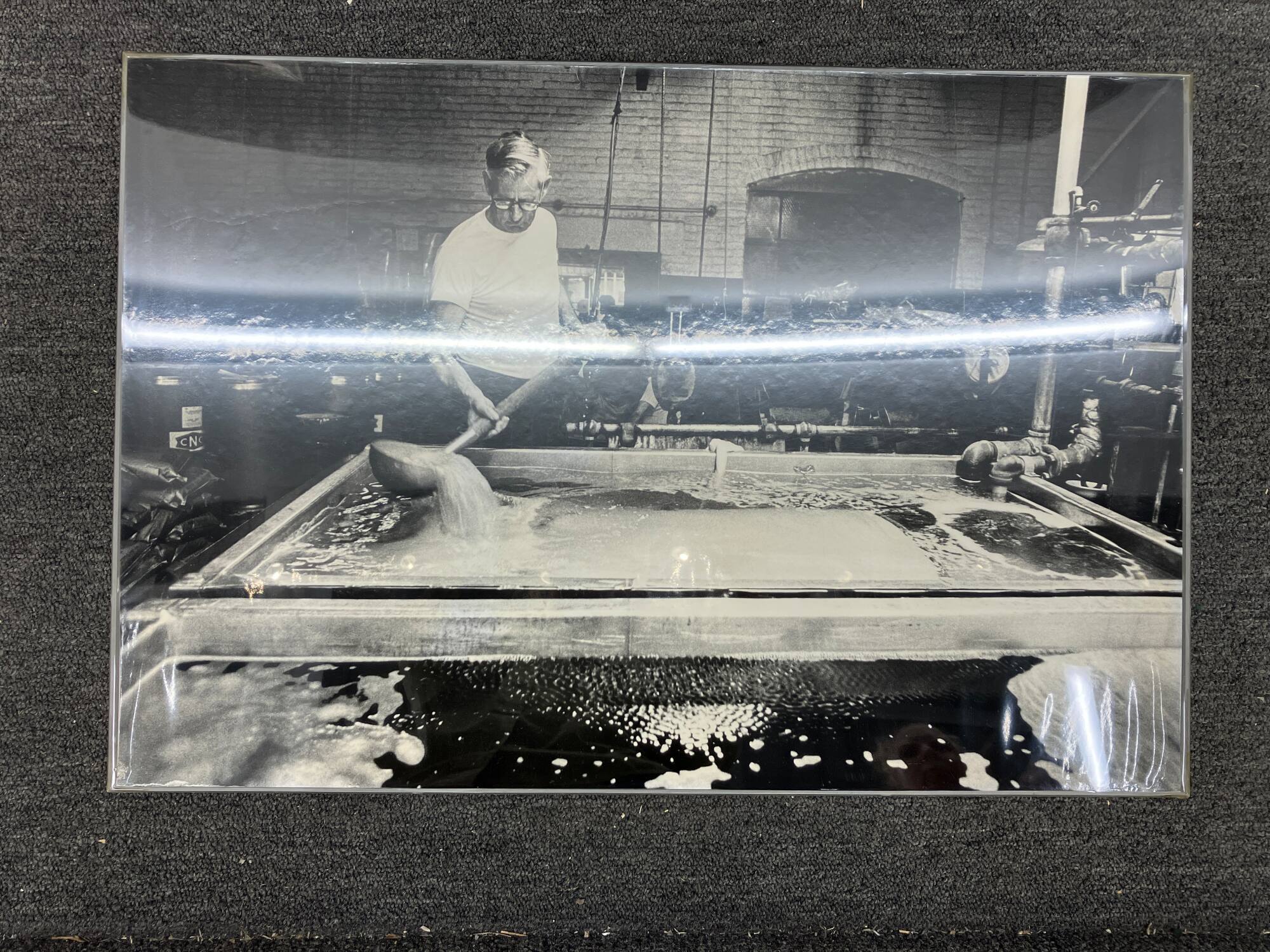 Mixing the dye, Putnam-Herzl Factory, Putnam, Connecticut