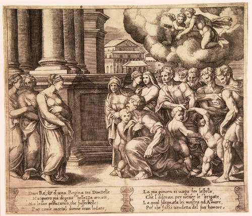 Psyche is Honored by a Crowd