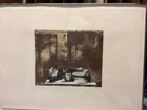 Reclining Figure with Architectural Background, IV