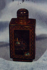 Snuff bottle with stopper and stand