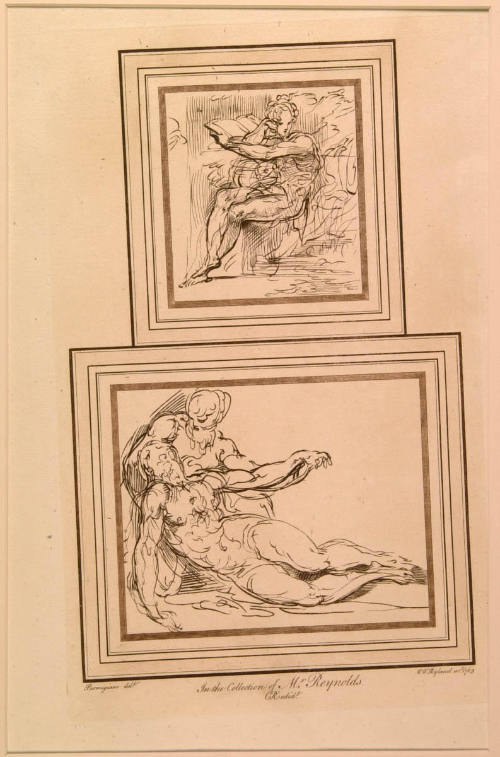 Saint John the Baptist in the Wilderness (top); The Dead Christ Supported by Joseph of Arimathea (bottom)