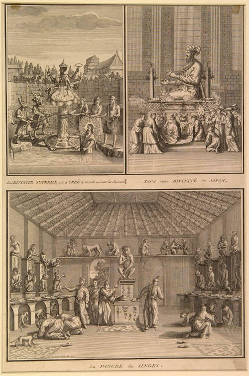The Supreme Deity; Xaca, another Deity of Japan; The Pagoda of Monkeys