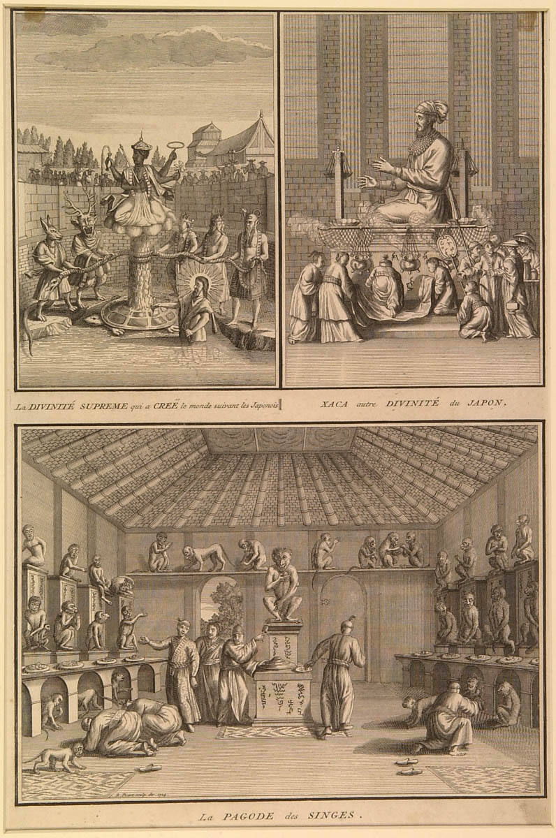 The Supreme Deity; Xaca, another Deity of Japan; The Pagoda of Monkeys