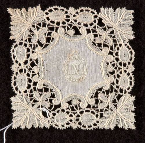 Lace Square with Initial N