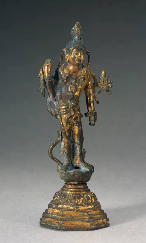 Standing Avalokitesvara (Kuan-yin) with Base