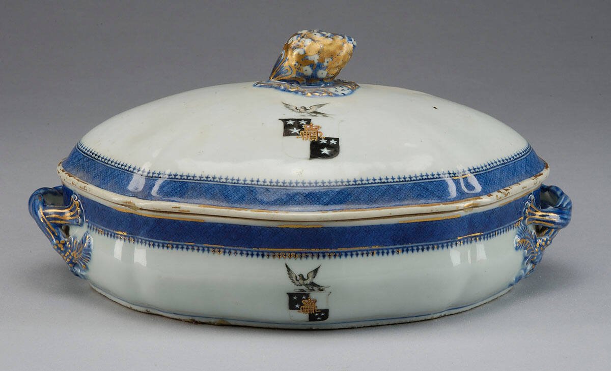 Lidded Oval Tureen from Service