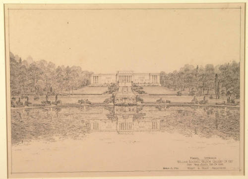 Gallery South Facade with Monumental Stair Approach