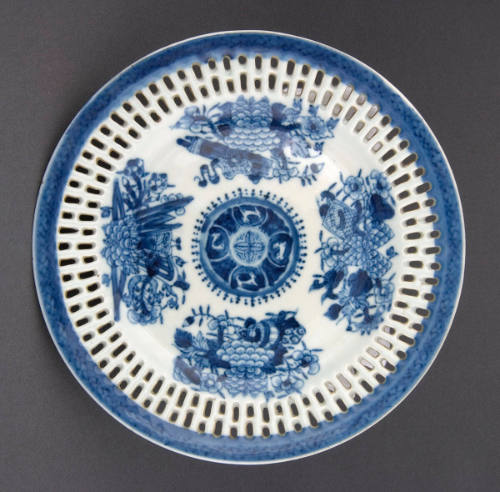 Plate with Pierced Border from Service