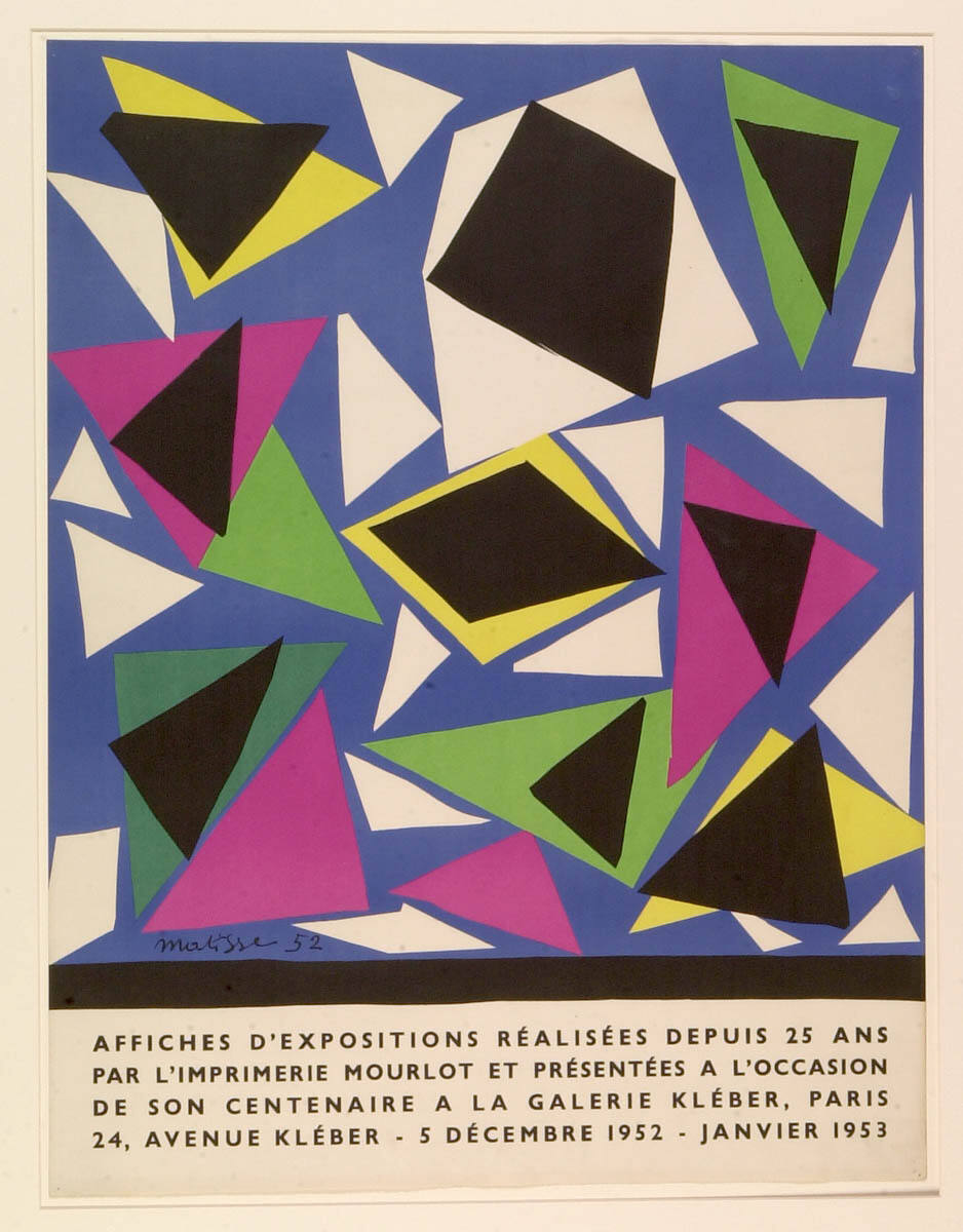 Poster for the Exhibition Recognizing 25 Years of Prints from the Mourlot Studio (Affiches d’Expositions Realisees 25 ans par l’Iprimerie Mourlot. . . à la Galerie Kleber)