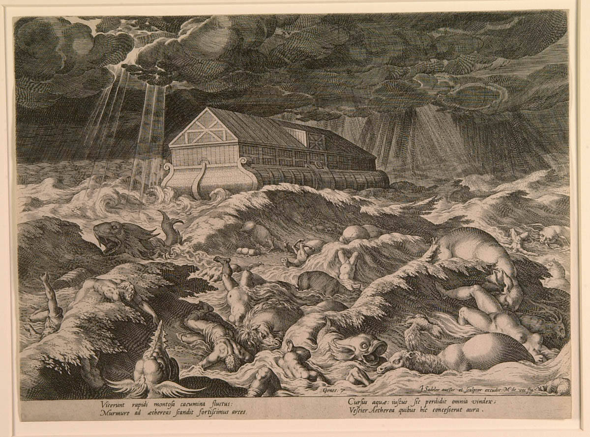 Men, Women and Animals Swept by the Flood