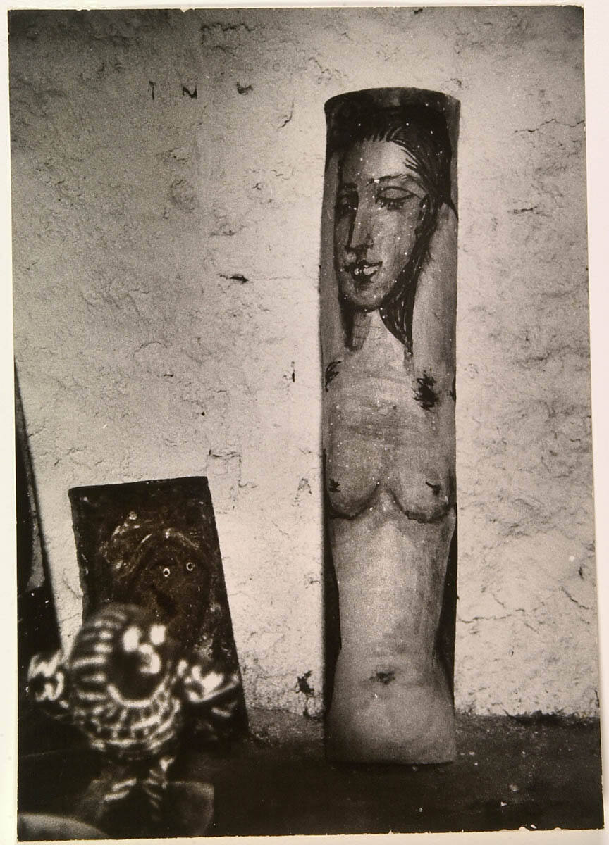 Les Gazelles, Figures of Girls Painted on Clay Pipes, 1950, at Vallauris