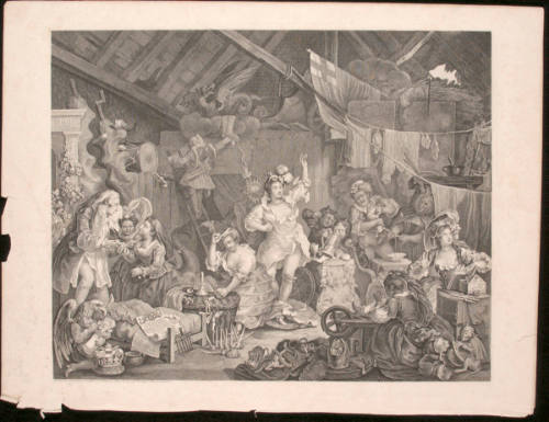 Strolling Actresses Dressing in a Barn