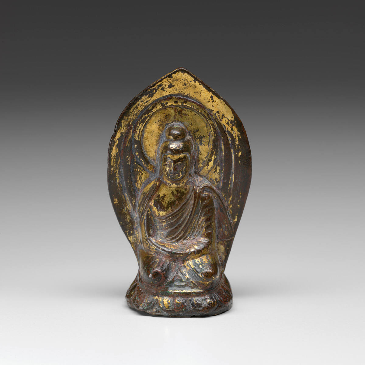Buddha Seated on a Lotus Throne