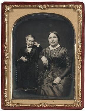 Tom Thumb and his mother