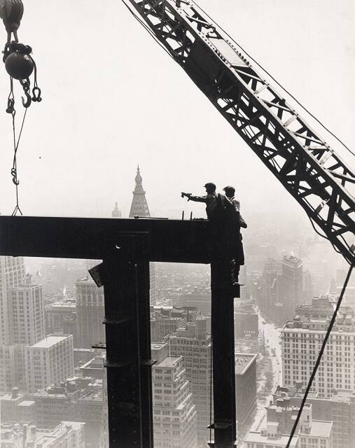 High Up on Empire State Building