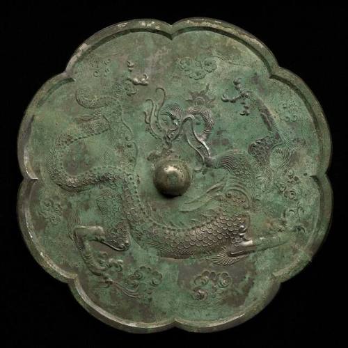 Mirror with Dragon Motif