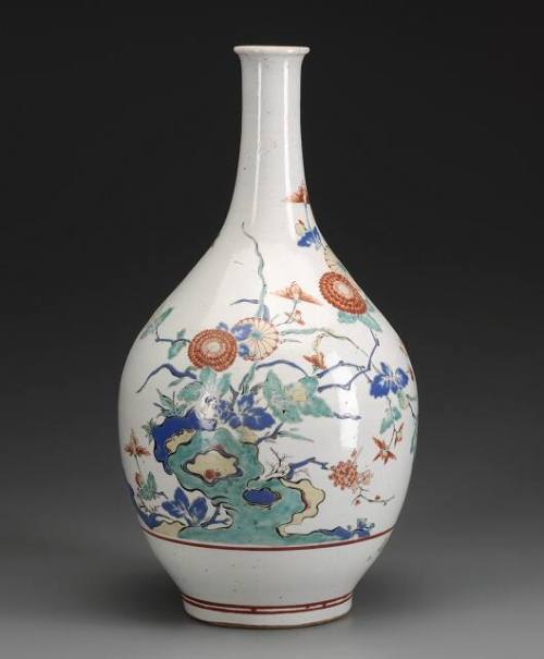 Bottle with Floral Motif