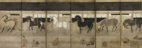 Horses and Attendants