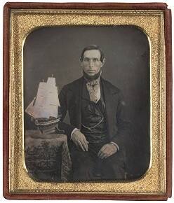Man with Model Ship