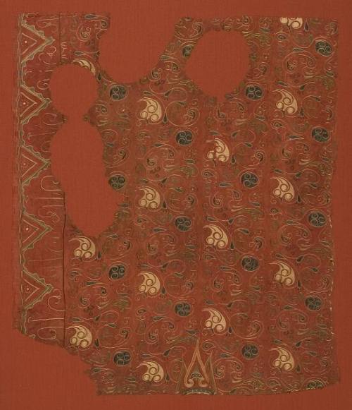 Embroidery with Scrolling Forms