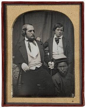 General Rufus Ingalls with Son and Servant