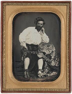 Man with Leopard Skin