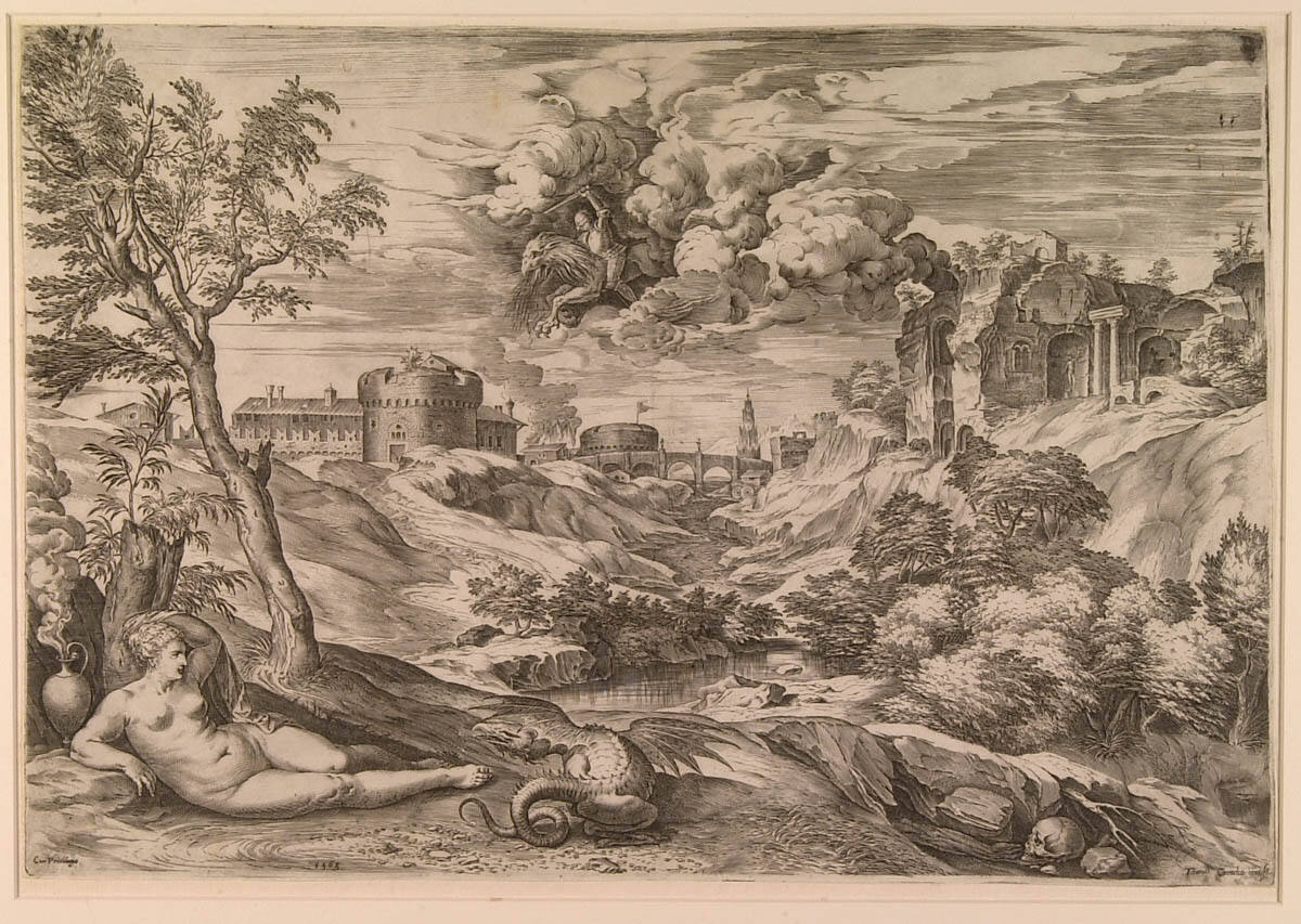 Landscape with Roger Liberating Angelica from the Dragon