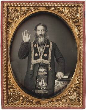 Odd Fellow Taking Oath